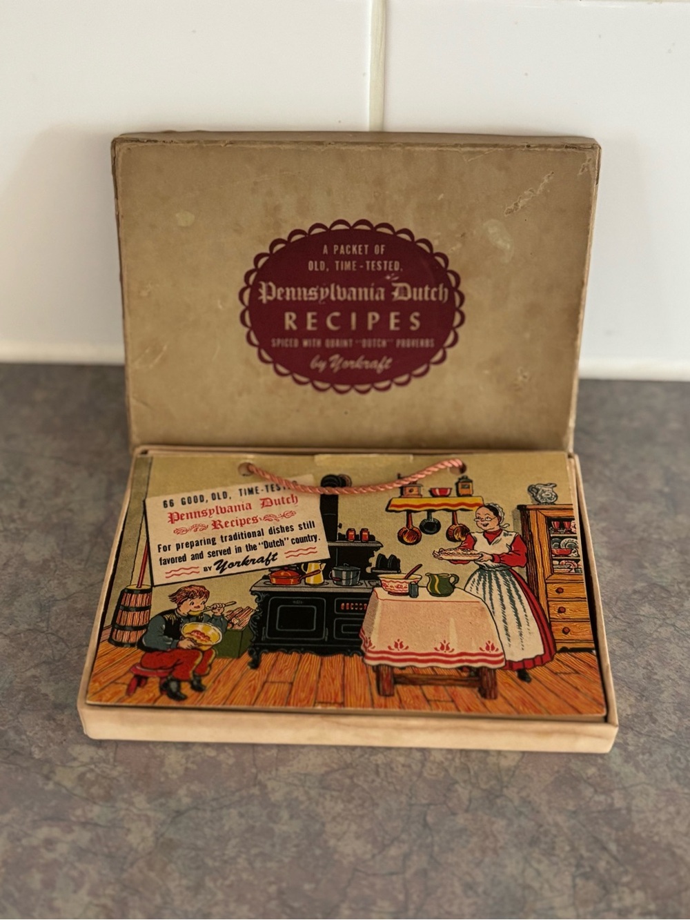 30's Pennsylvania Dutch Recipes Booklet - Spiced with Quaint Dutch Proverbs